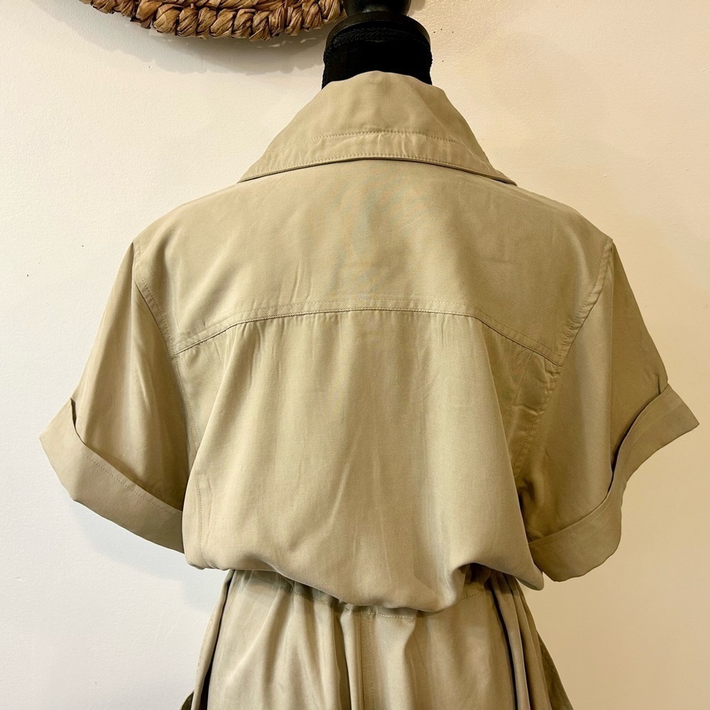 NWT Banana Republic Utility Jumpsuit in Maverick Tan Size Large - Picture 10 of 15